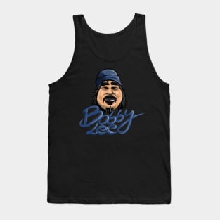 Bobby Lee With Blue Beanie Illustration Tank Top